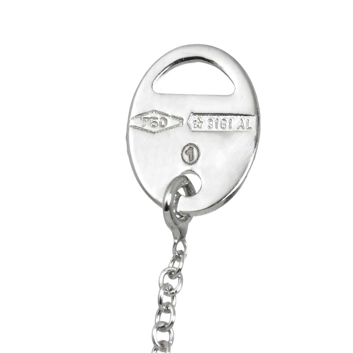 Belle Epoque XXS Diamond Cross Necklace 18K WG 750