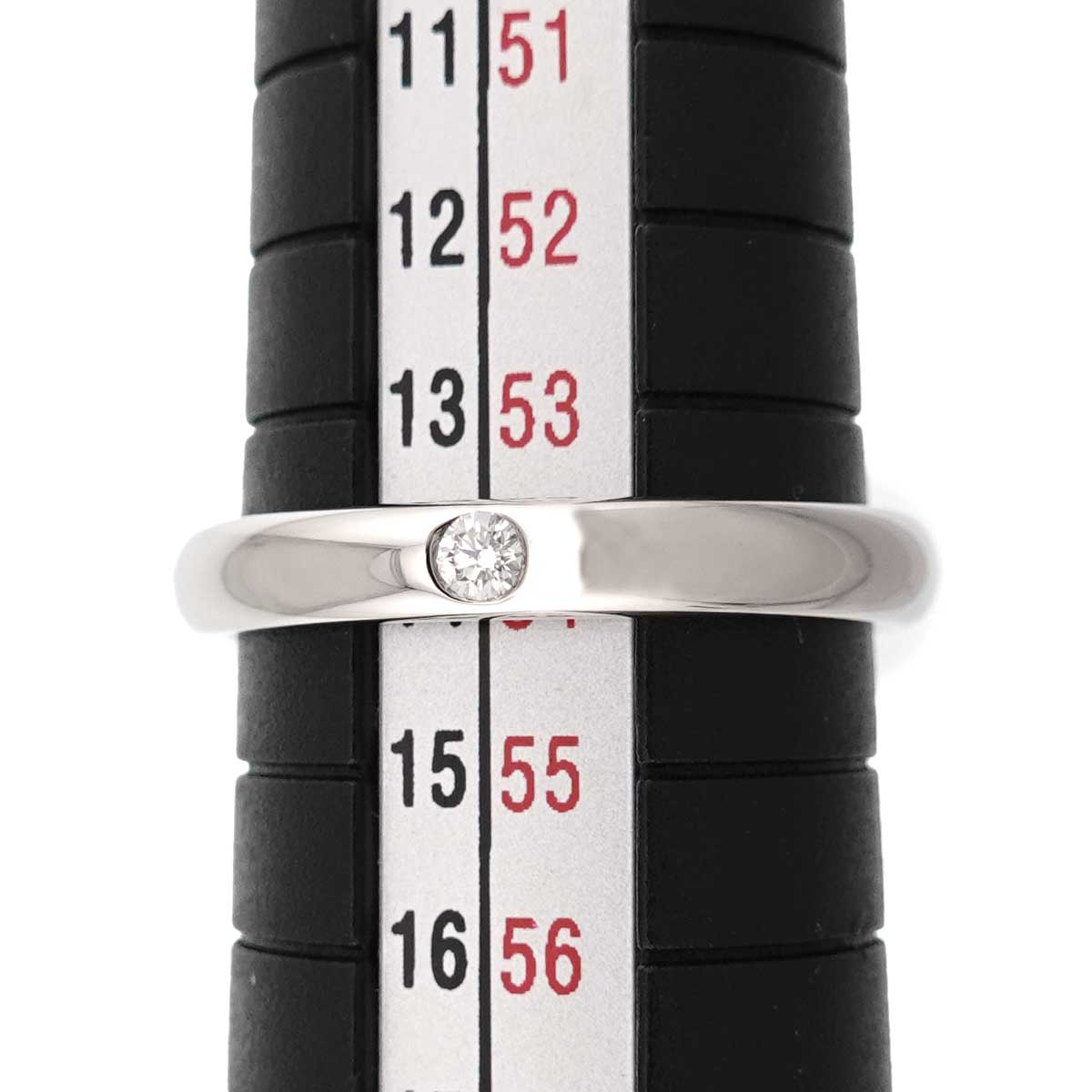 Diamond Ring Pt Platinum size6.75(US)