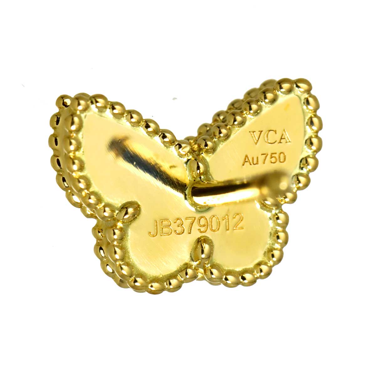 Sweet Alhambra Papillon MOP Earrings Pierced 18K YG