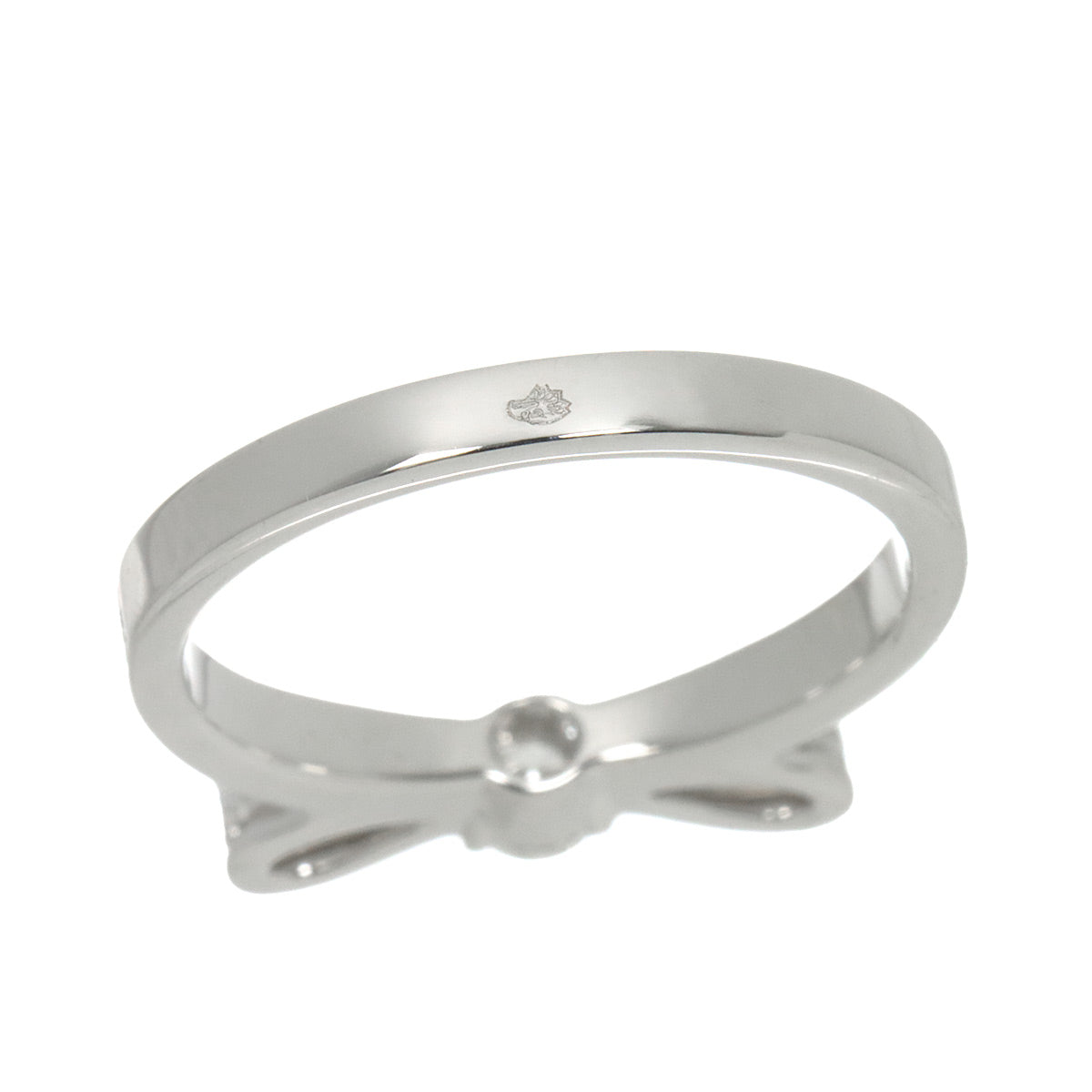 Ruban Diamond SM Ring 18K White Gold 750 Size48 4.5(US)