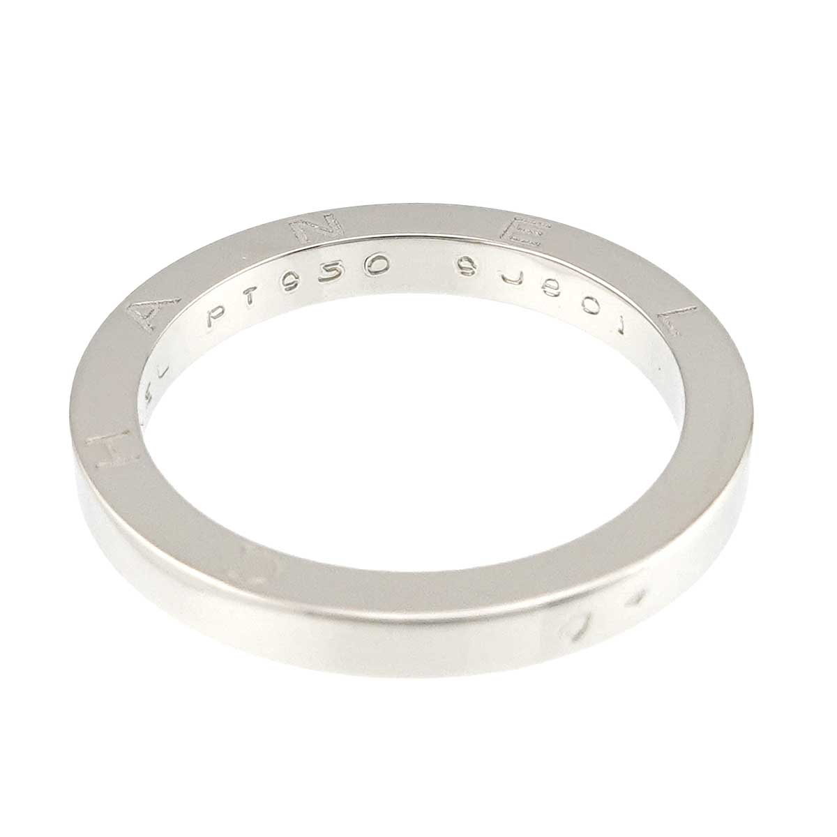 Signature Ring Pt Platinum Size9.75-10(US)