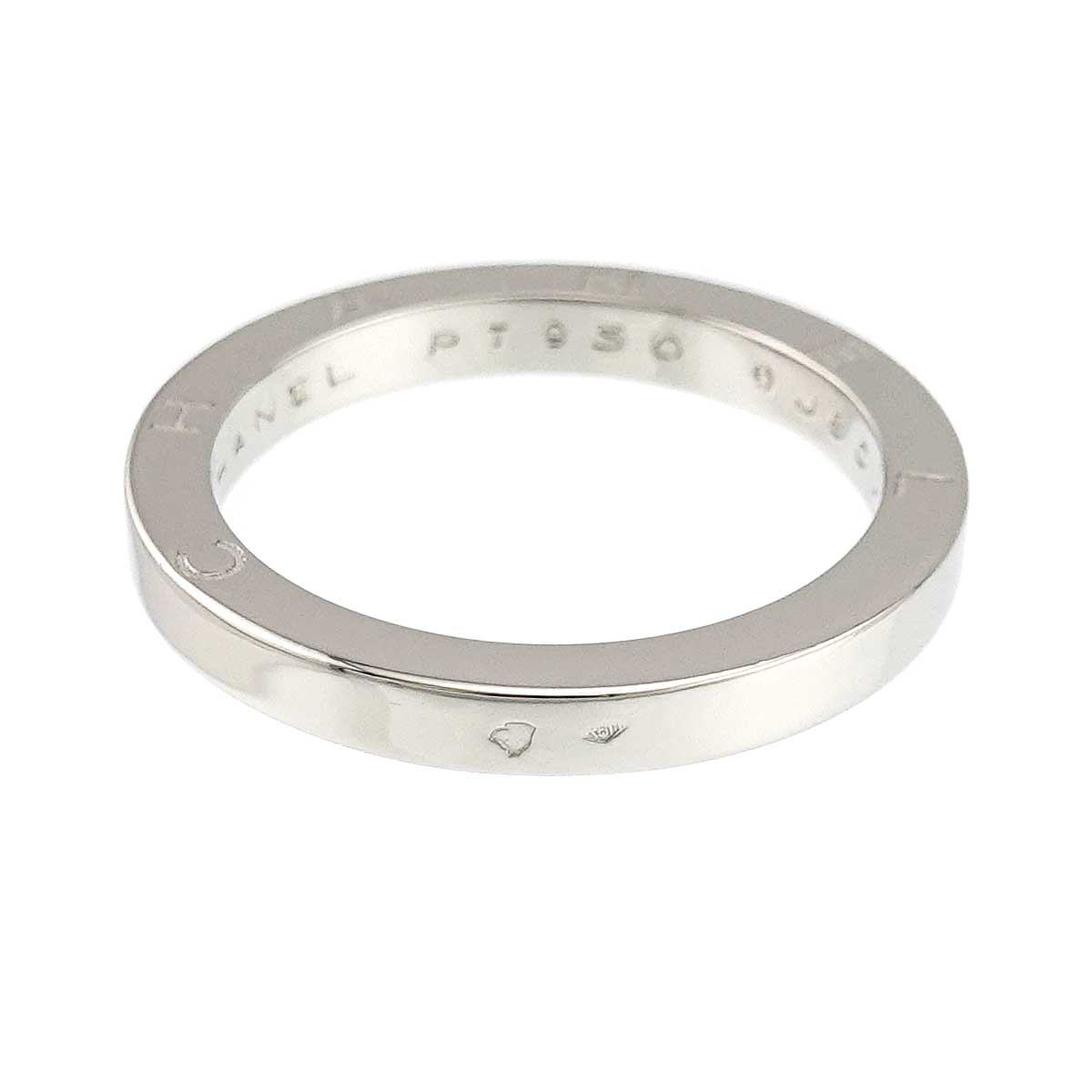 Signature Ring Pt Platinum Size9.75-10(US)