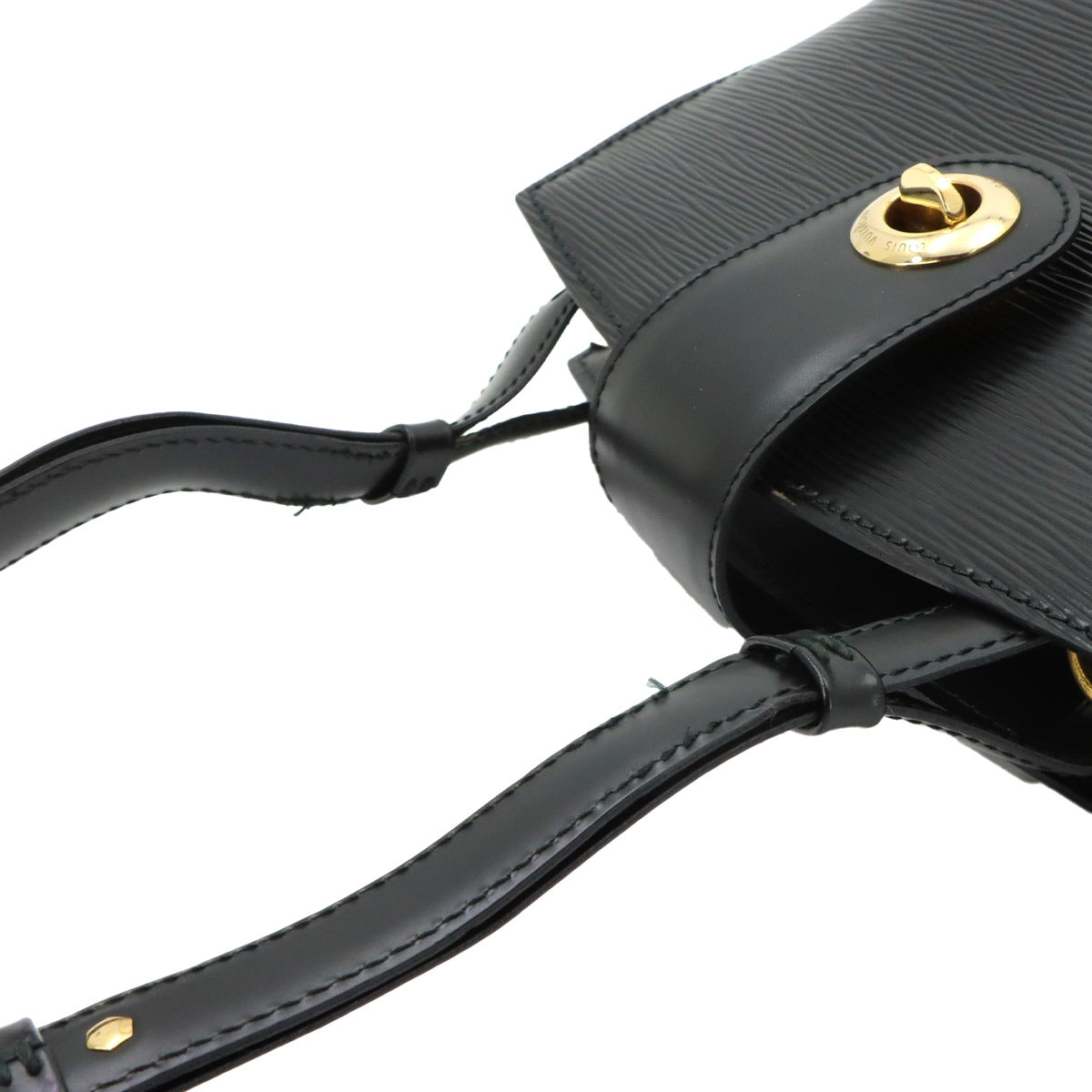 Epi Cluny Shoulder Bag Leather Noir M52252 Purse