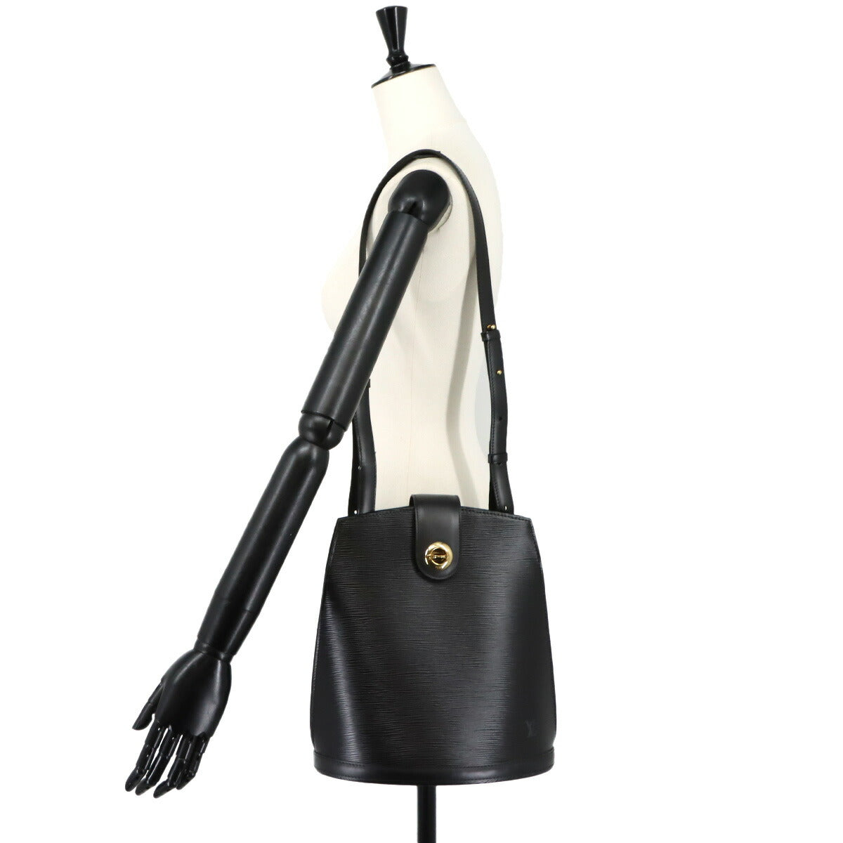 Epi Cluny Shoulder Bag Leather Noir M52252 Purse
