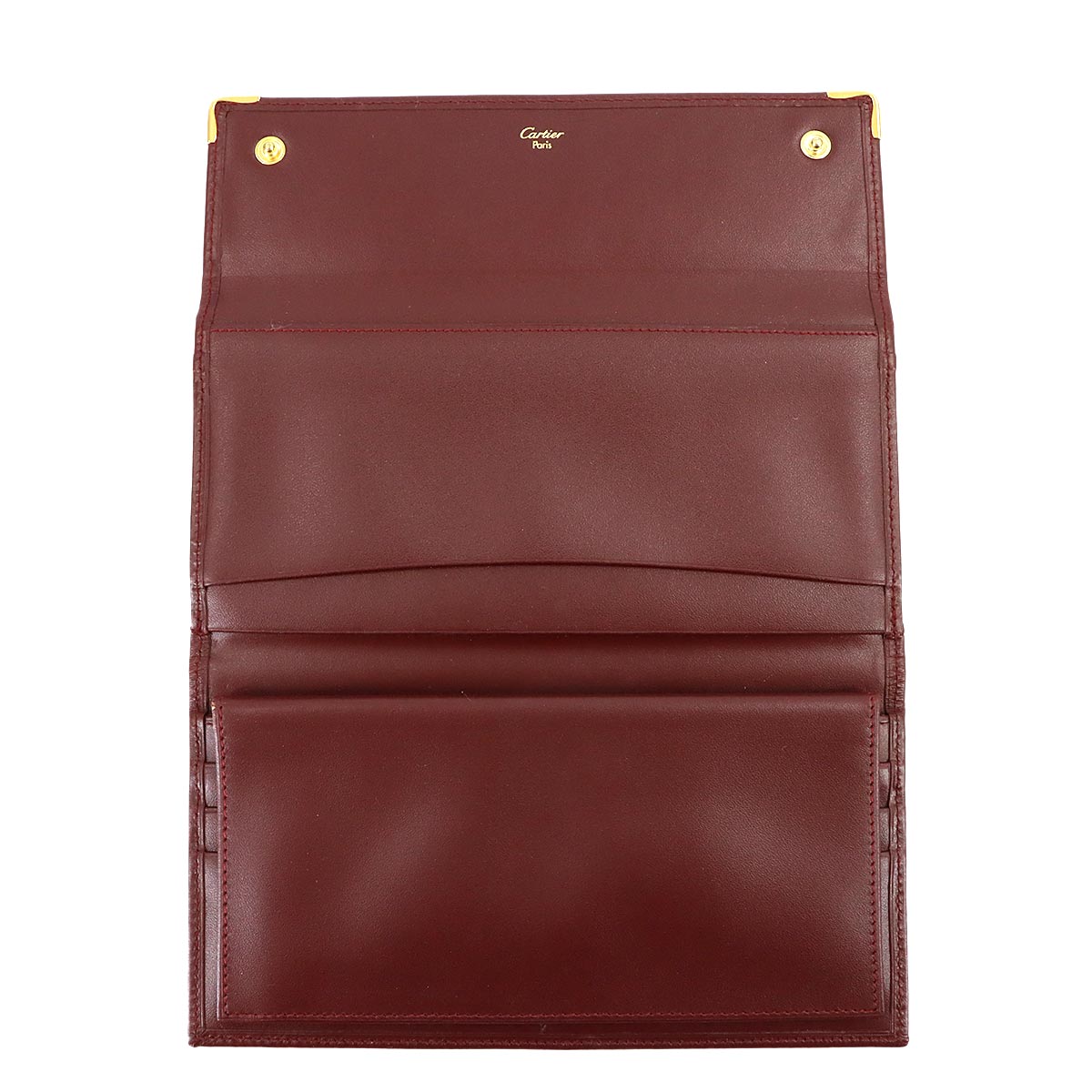 Must Line Long Wallet Leatherr Bordeaux Purse