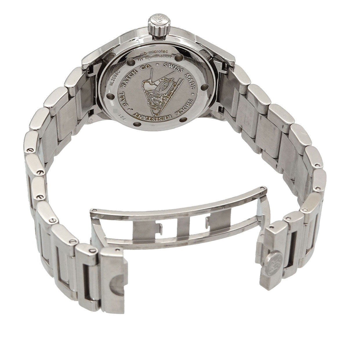 Victory NL2098C Silver Dial Automatic Ladies Watch