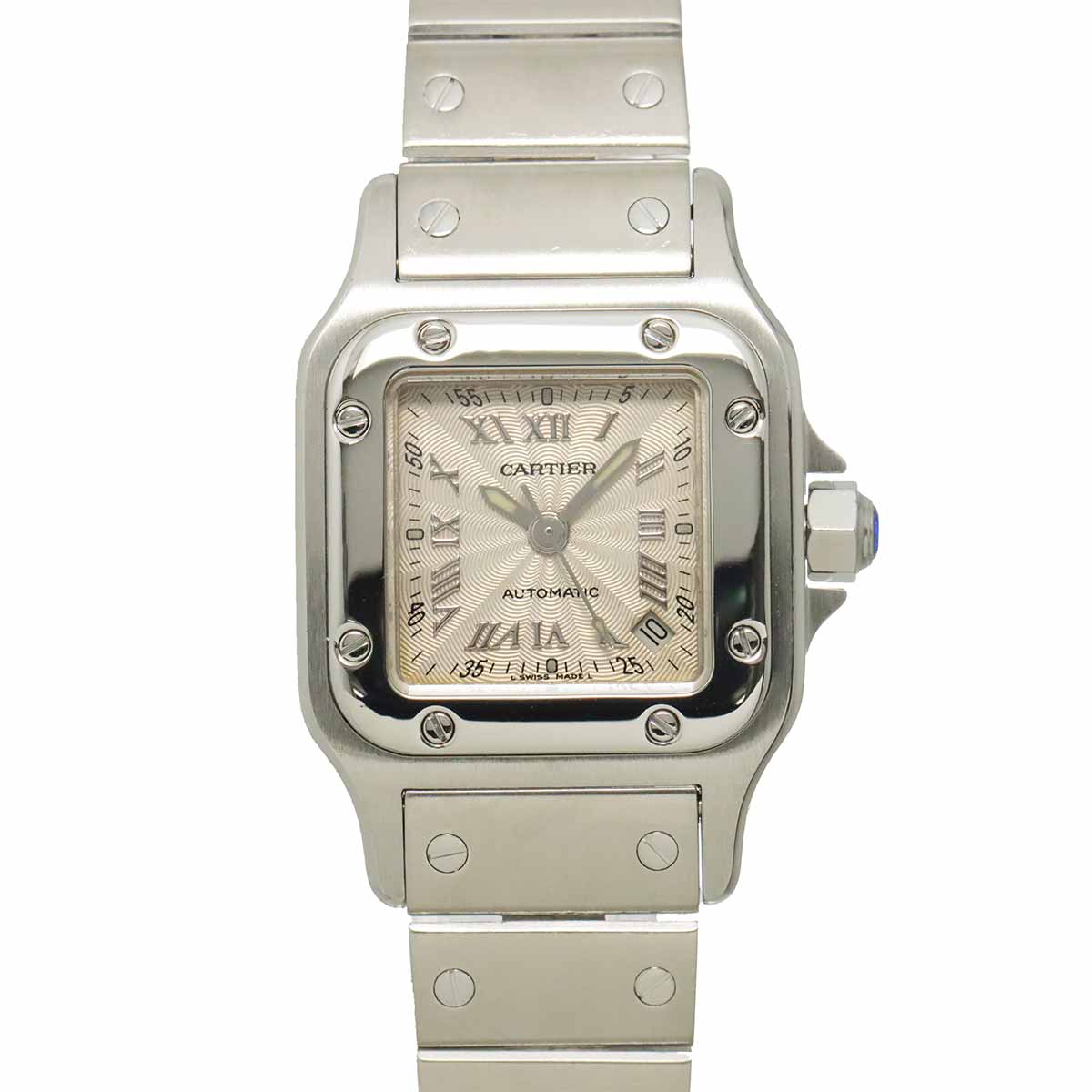 Santos Galbee SM W20044D6 Silver Dial Automatic Ladies