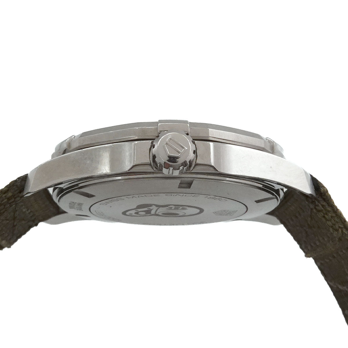 Aqua Racer WAY101E Quartz Date Khaki Dial Mens Watch
