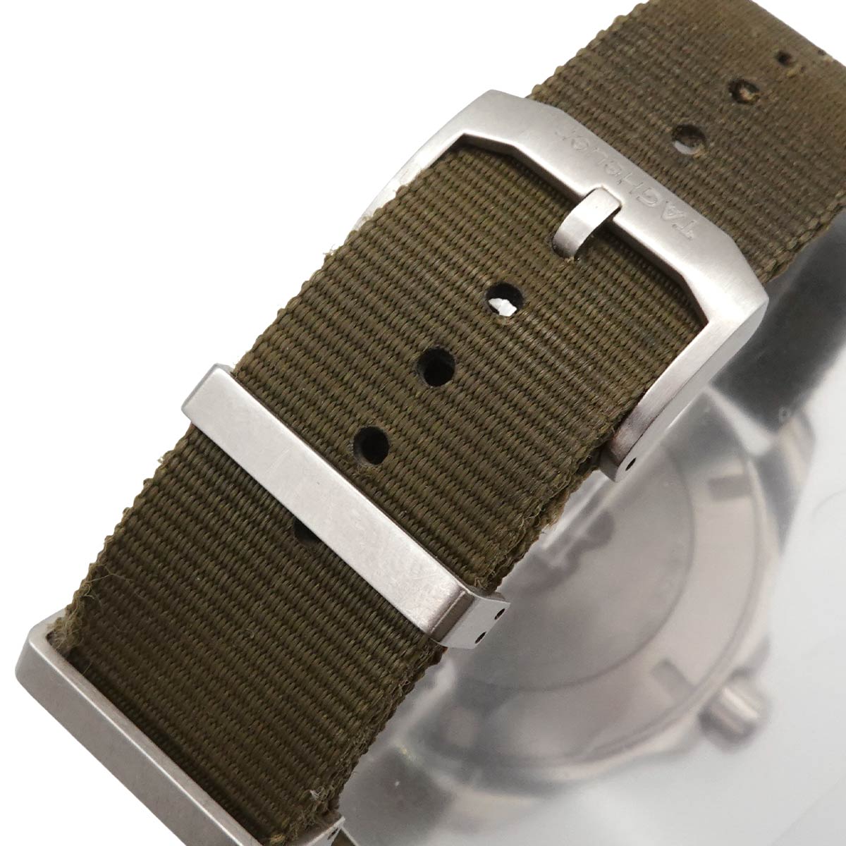 Aqua Racer WAY101E Quartz Date Khaki Dial Mens Watch