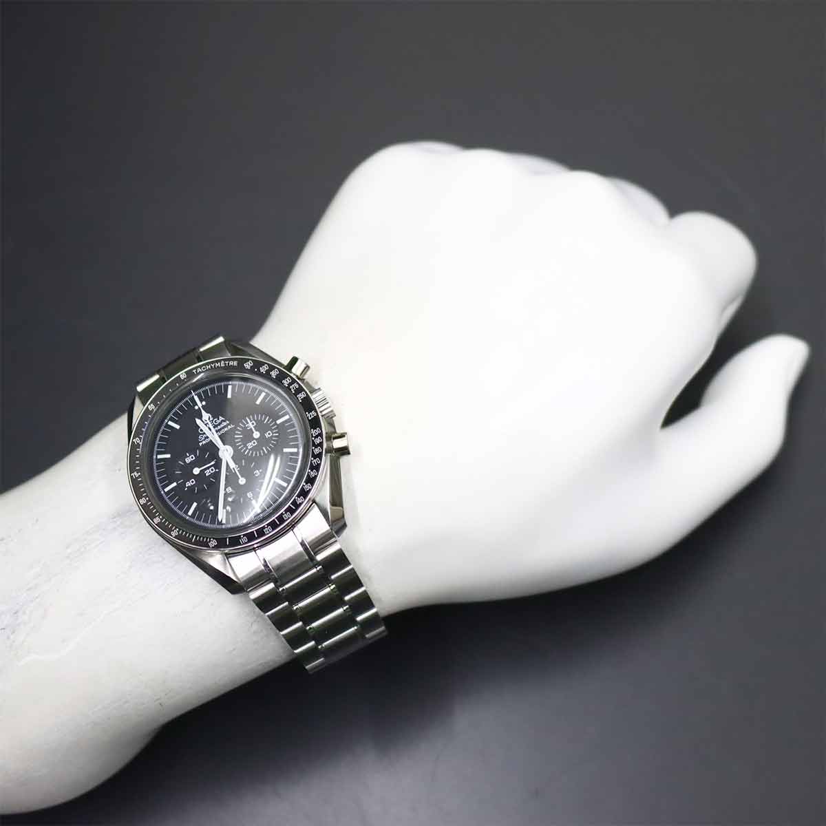 Speedmaster Professional Moon Watch 3570 50 Black Dial Mens