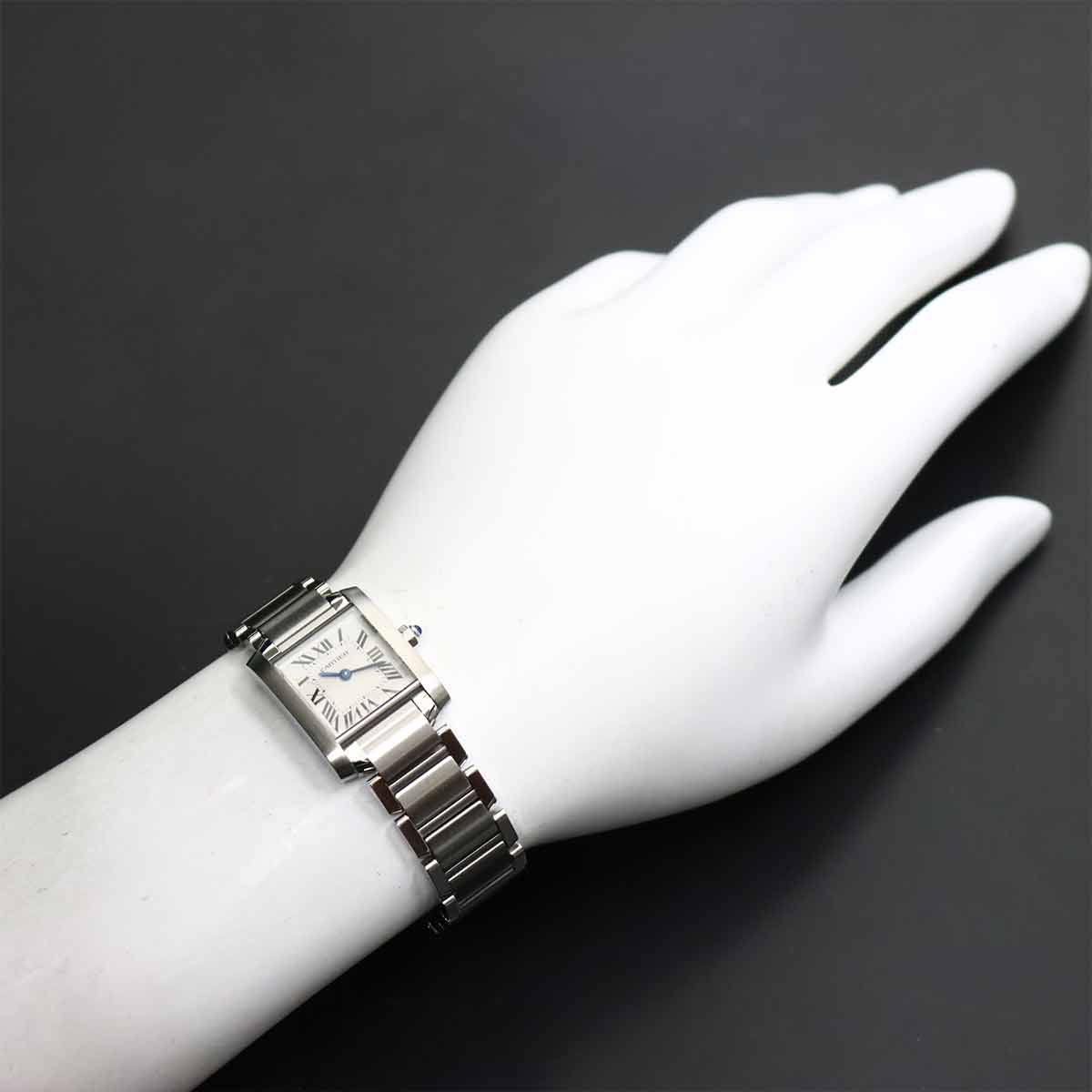 Tank Francaise SM W51008Q3 Quartz Cream Dial Ladies Watch