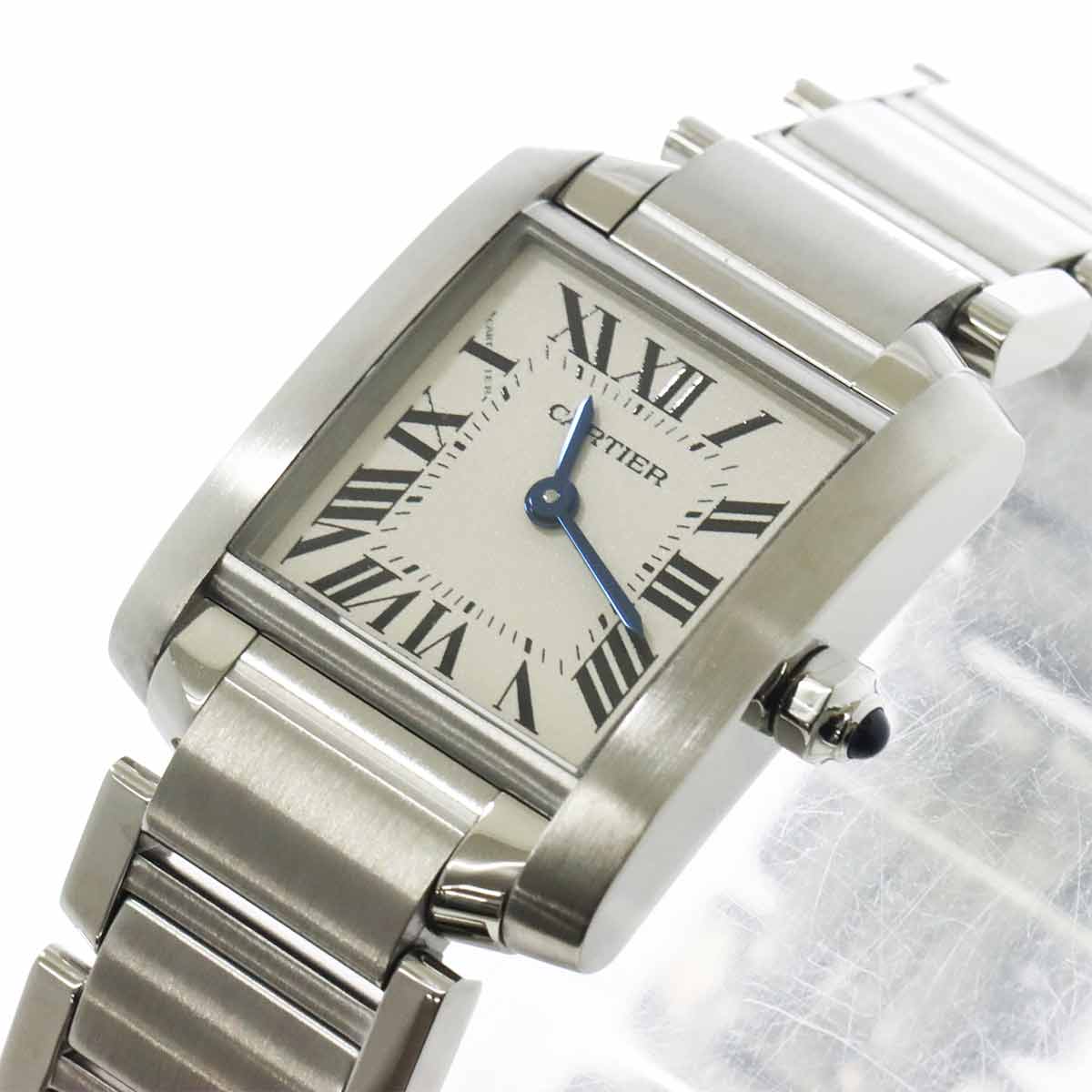 Tank Francaise SM W51008Q3 Quartz Cream Dial Ladies Watch