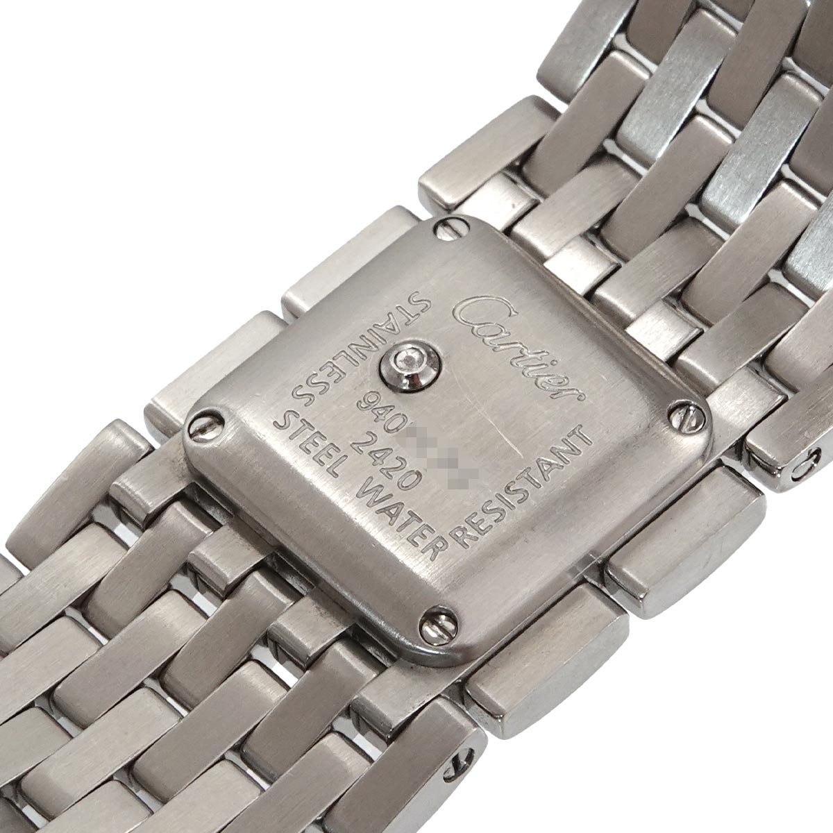 Panthere Ruban W61004T9 Quartz Silver Dial Ladies Watch