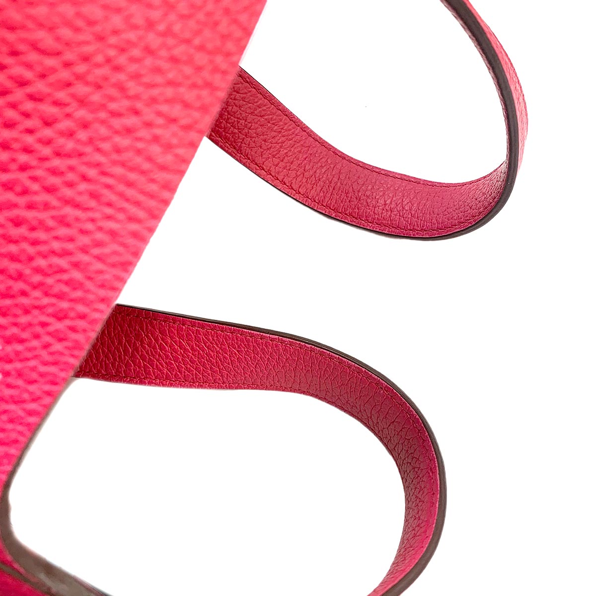 Picotin Lock PM Hand Bag Taurillon Clemence Rose Extreme