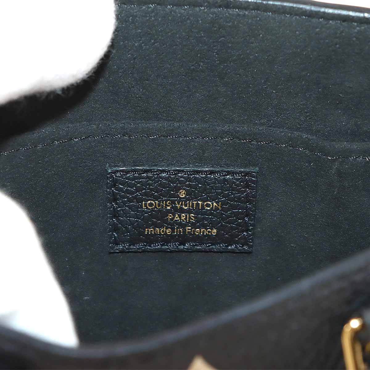 Monogram Empreinte Petit Sac Plat Black Beige M57937