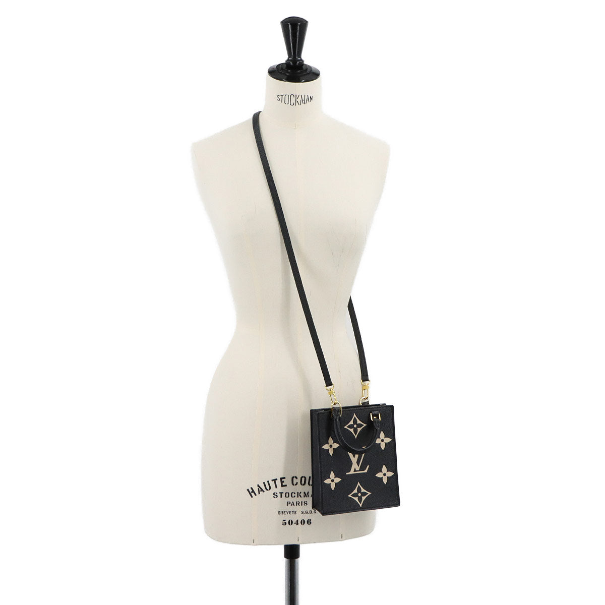 Monogram Empreinte Petit Sac Plat Black Beige M57937