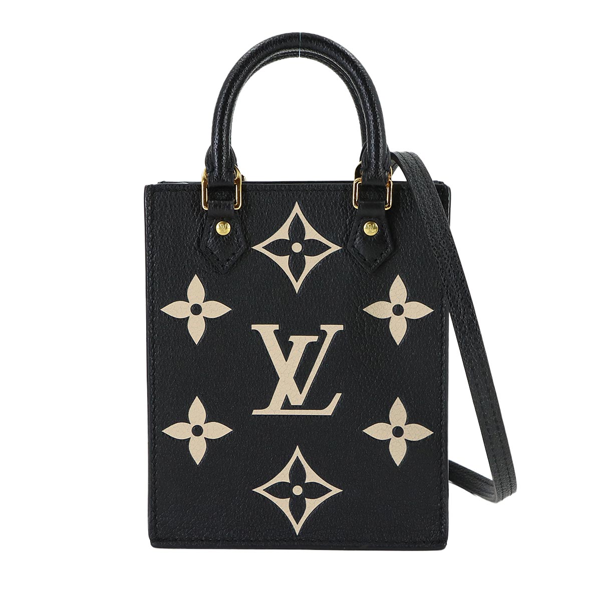 Monogram Empreinte Petit Sac Plat Black Beige M57937