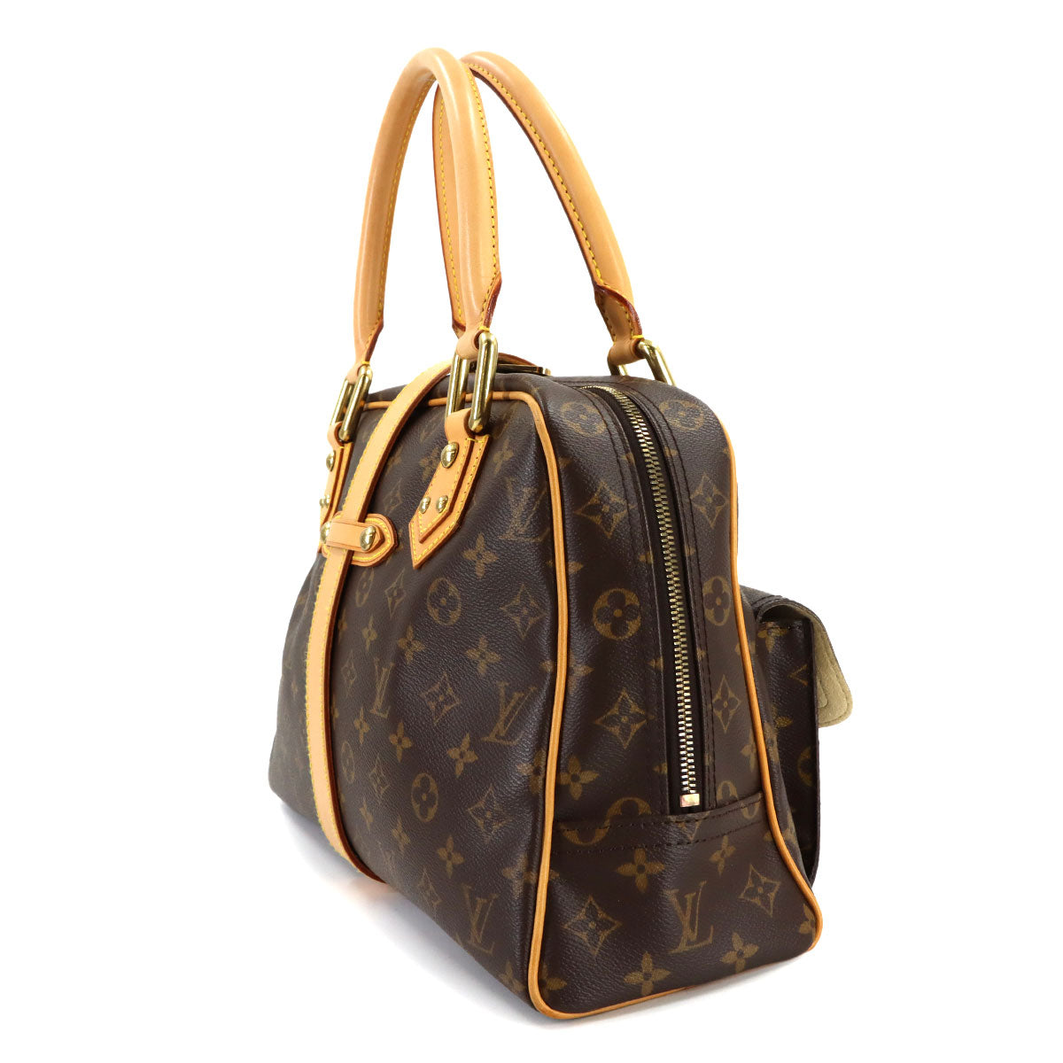 Monogram Manhattan GM Hand Bag Brown M40025 Purse