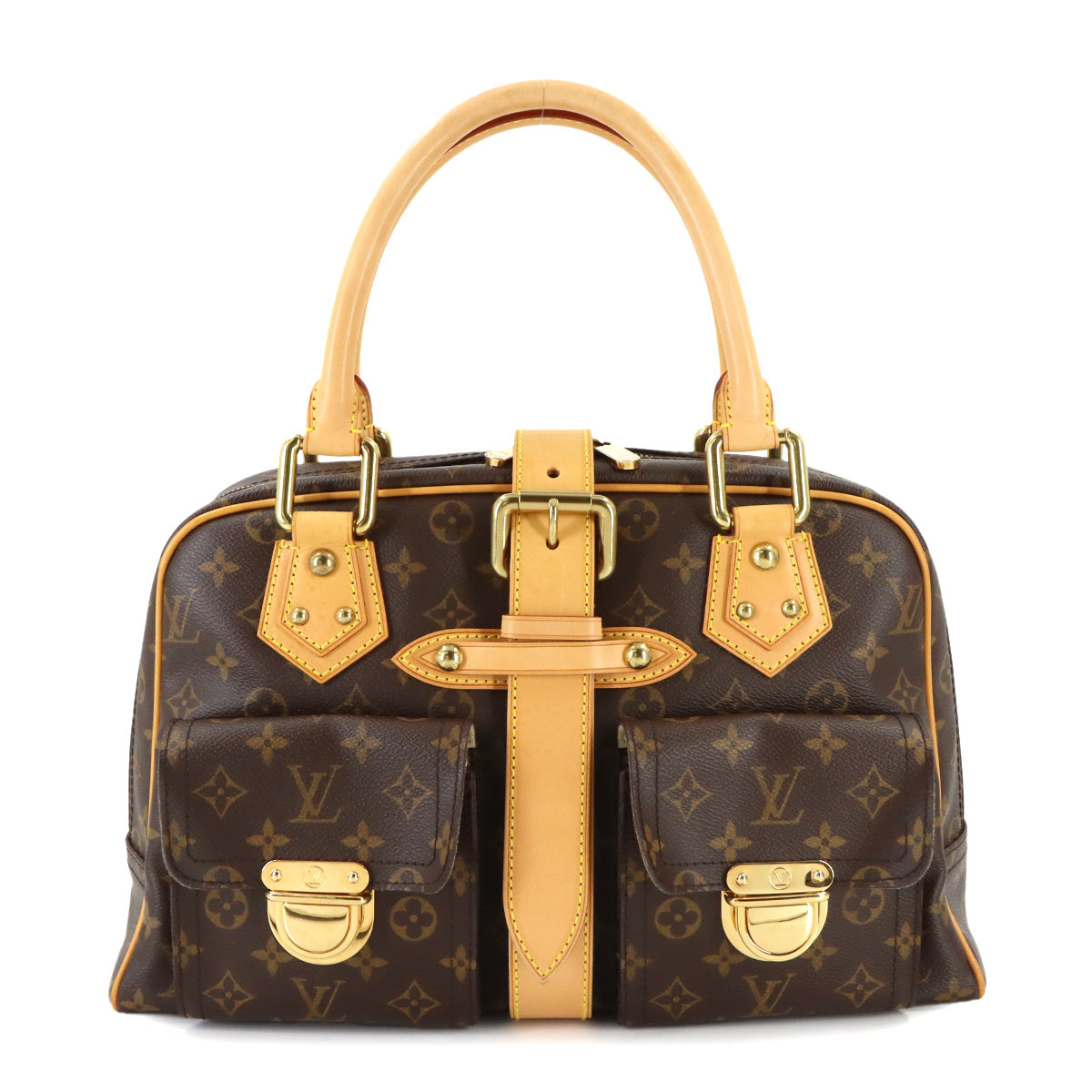 Monogram Manhattan GM Hand Bag Brown M40025 Purse