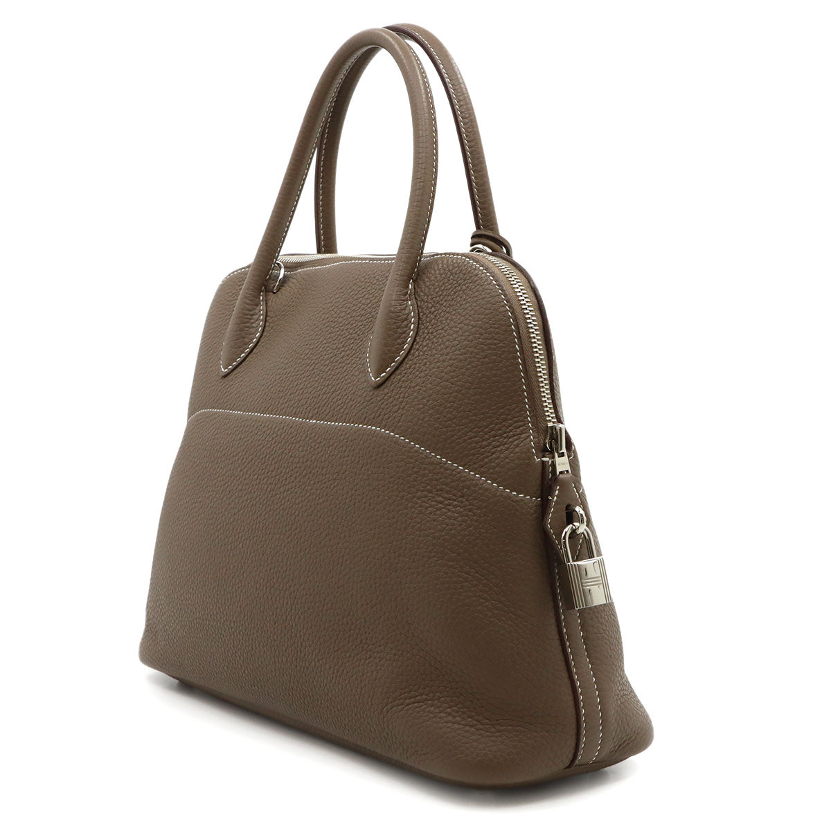 Bolide 31 2way Hand Shoulder Bag Taurillon Clemence Etoupe