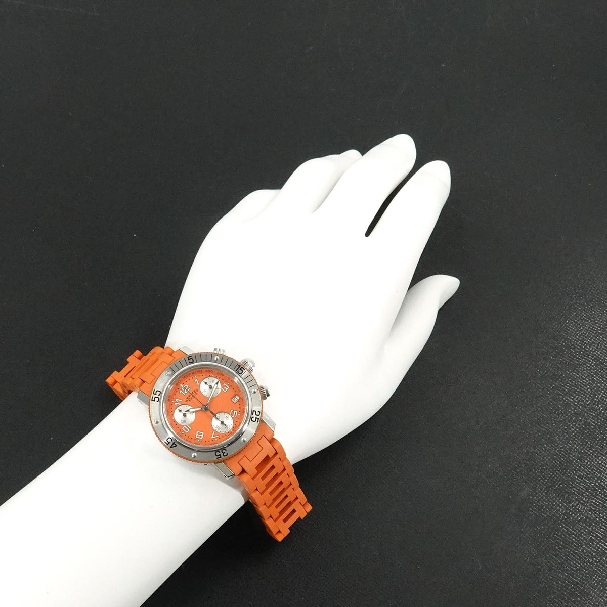 Clipper Diver CL2.316 Quartz Date Orange Dial Ladies Watch