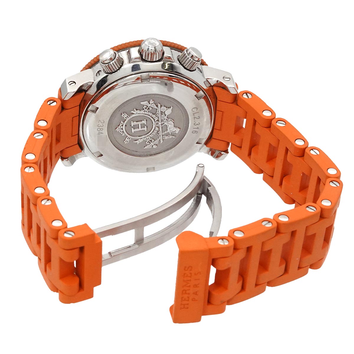 Clipper Diver CL2.316 Quartz Date Orange Dial Ladies Watch