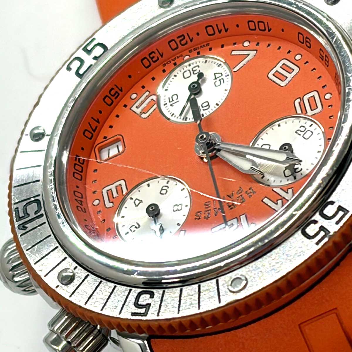 Clipper Diver CL2.316 Quartz Date Orange Dial Ladies Watch