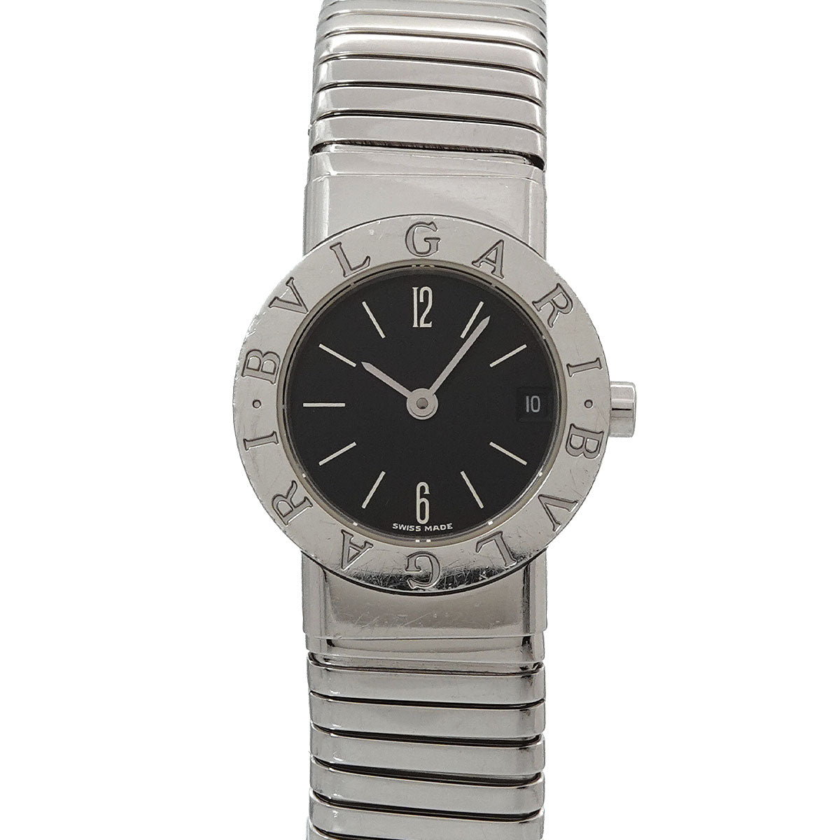 BVLGARIBVLGARI Tubogas BB232TS Black Dial Ladies
