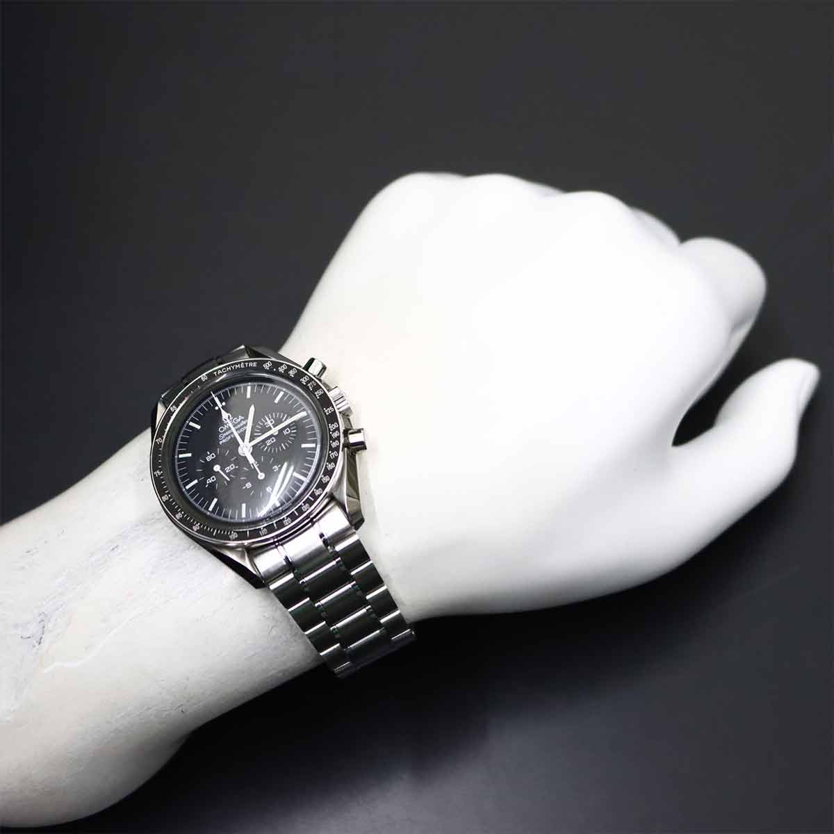 Speedmaster 3572 50 Hand Winding Black Dial Mens Watch