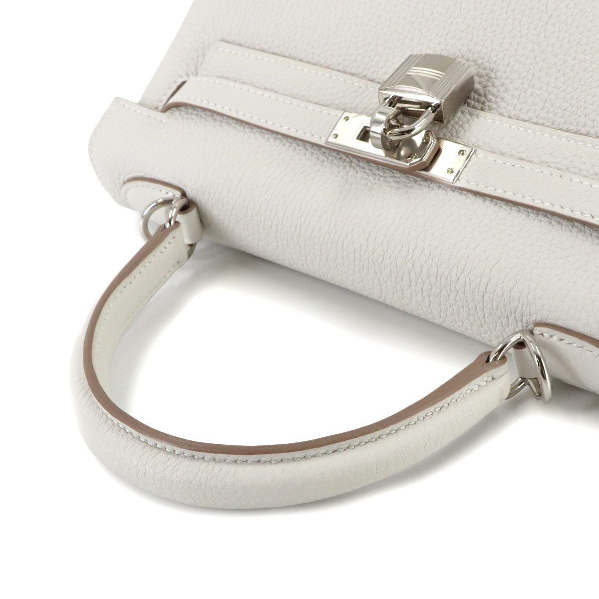 Kelly 25 Veau Togo Mushroom 2way Hand Shoulder Bag