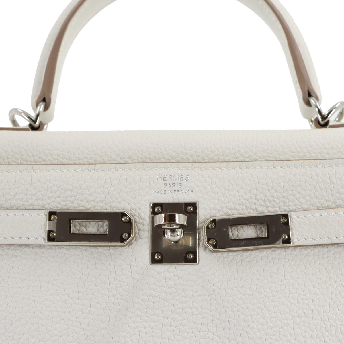 Kelly 25 Veau Togo Mushroom 2way Hand Shoulder Bag