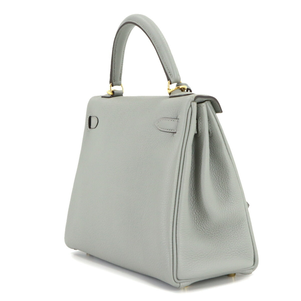 Kelly 25 2way Hand Shoulder Bag Togo Gris Mouette