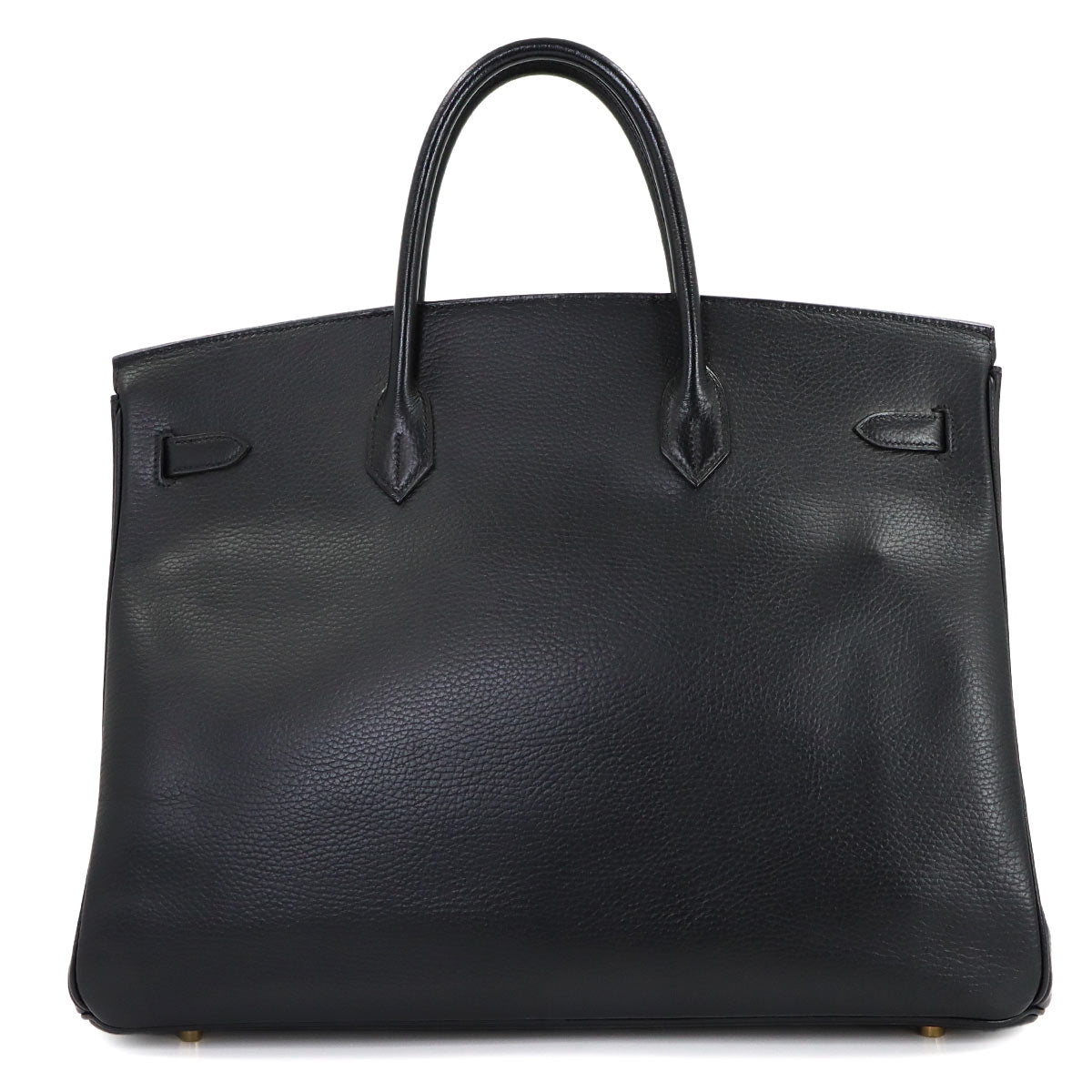 Birkin 40 Ardennes Black Hand Bag Purse