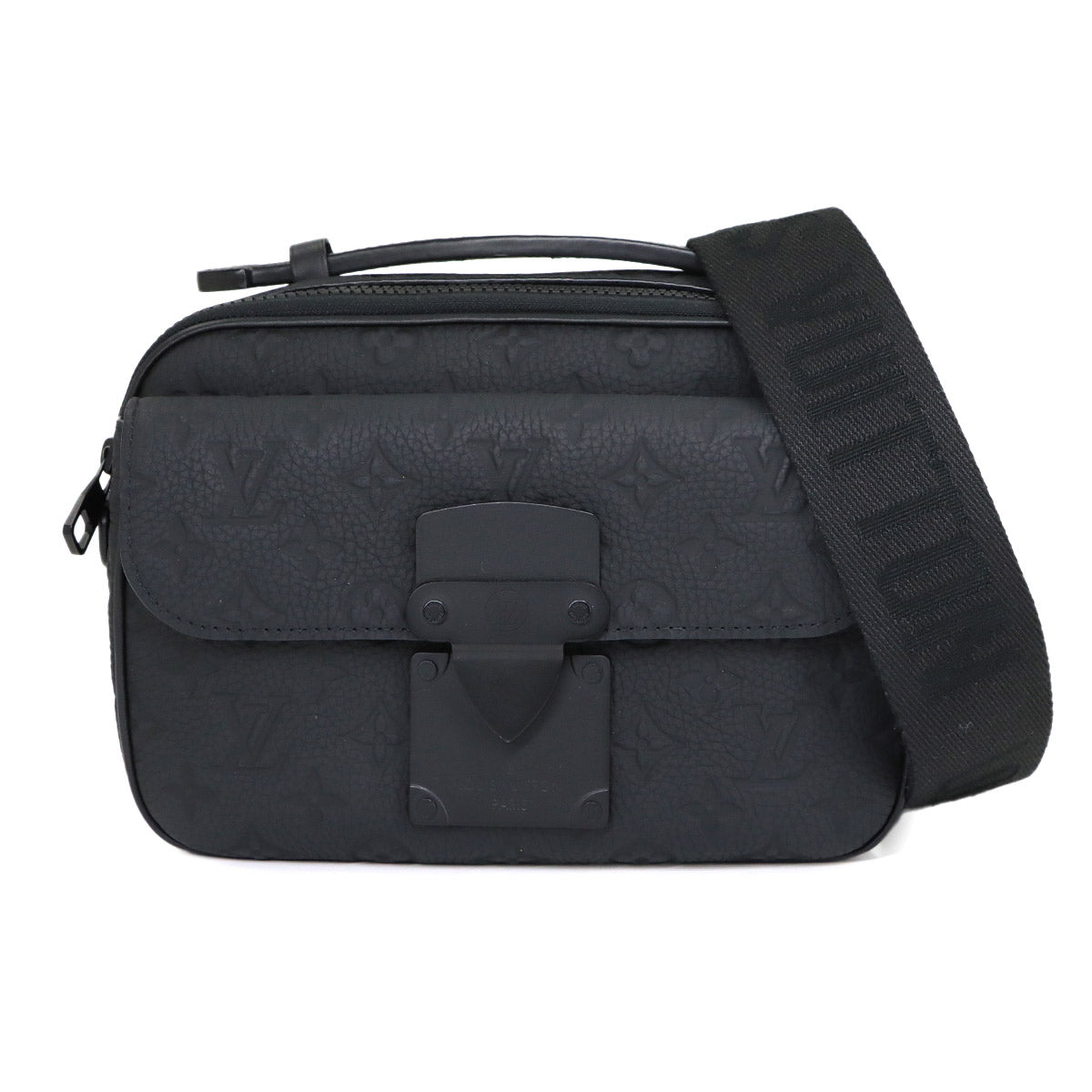 Monogram Taurillon S Lock Messenger Hand Shoulder Bag