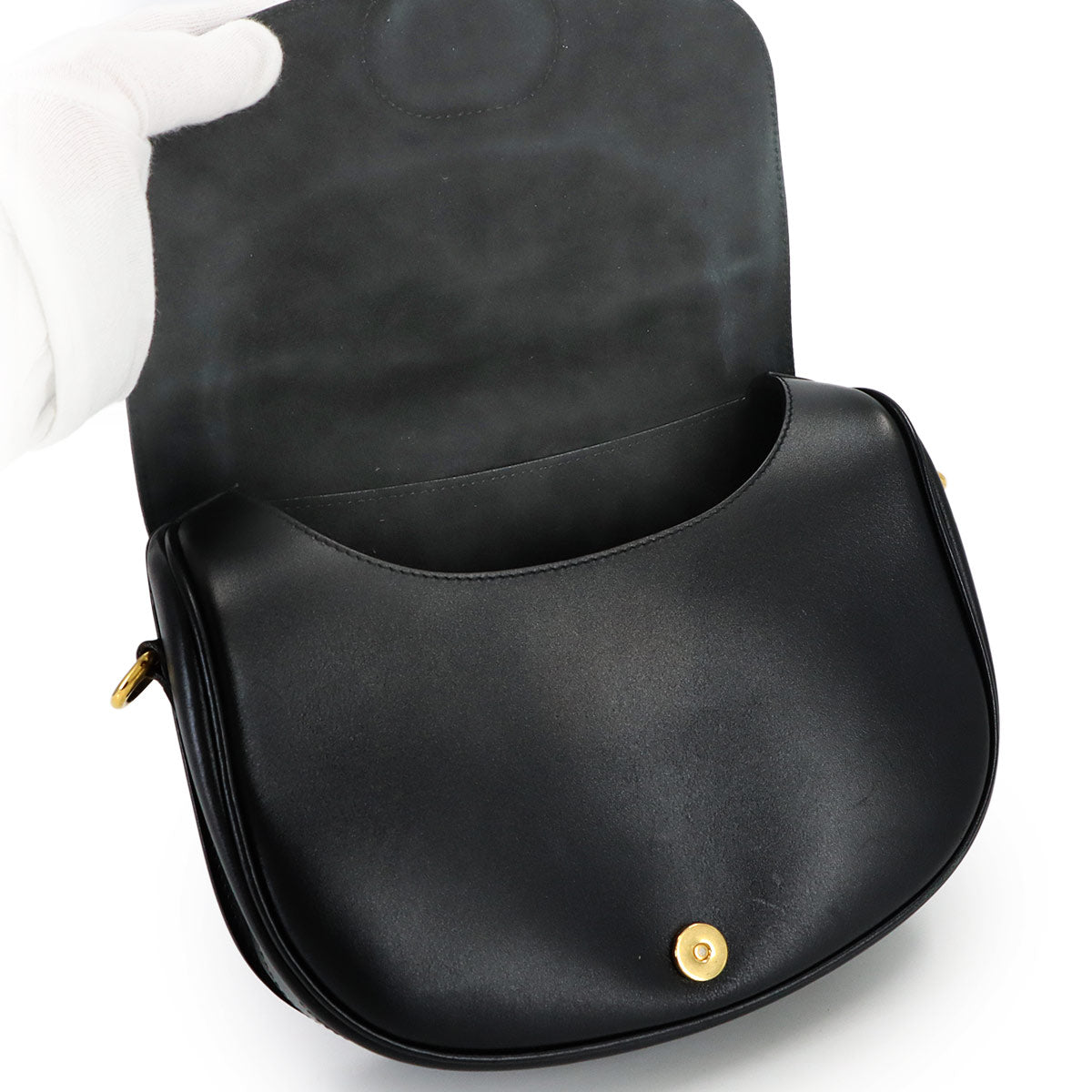 BOBBY Medium Shoulder Bag Leather Black Purse