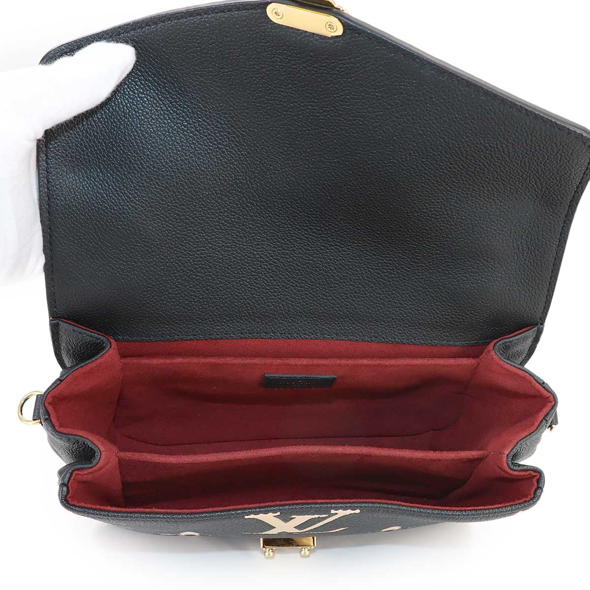 Bicolor Monogram Empreinte Pochette Metis MM Black M45773