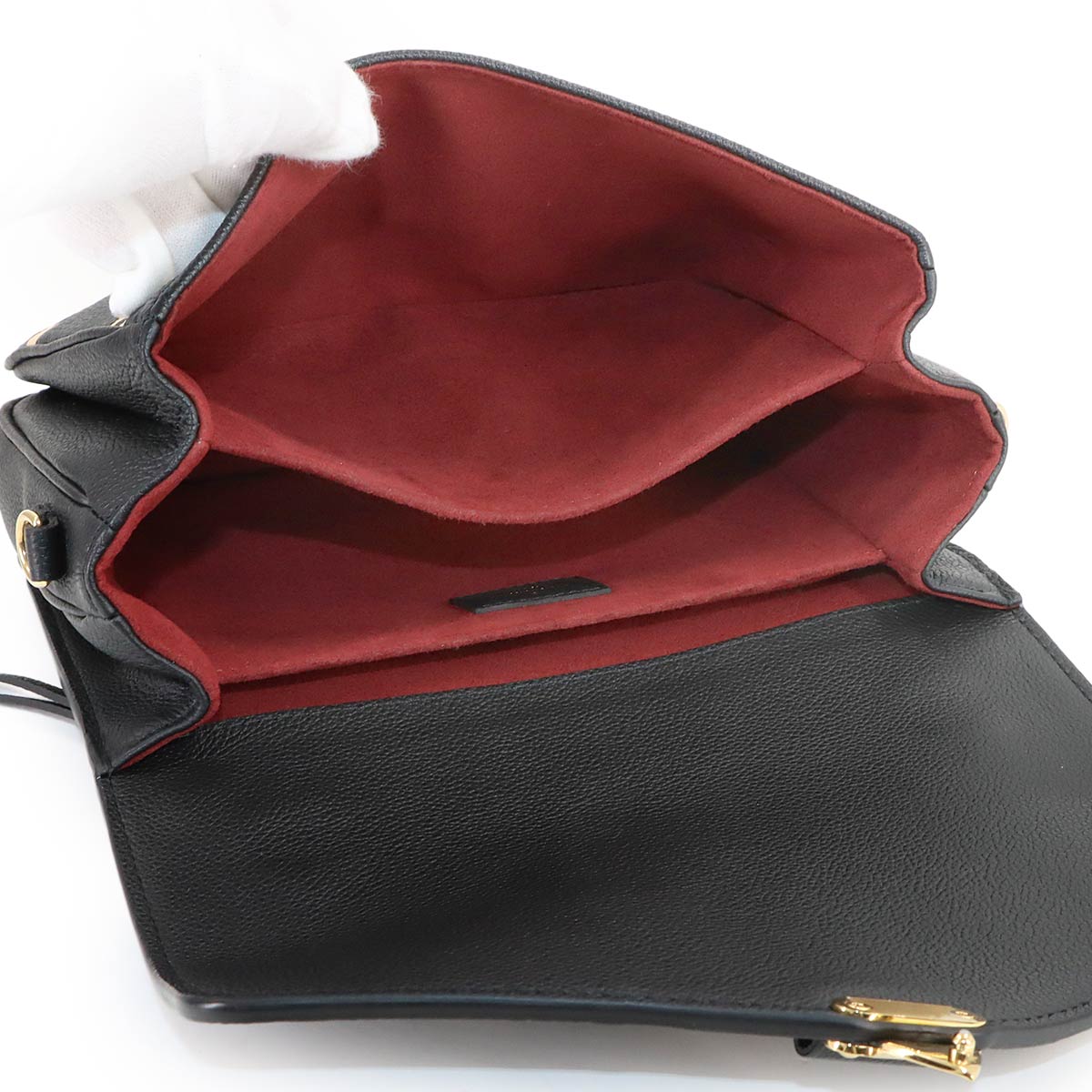 Bicolor Monogram Empreinte Pochette Metis MM Black M45773