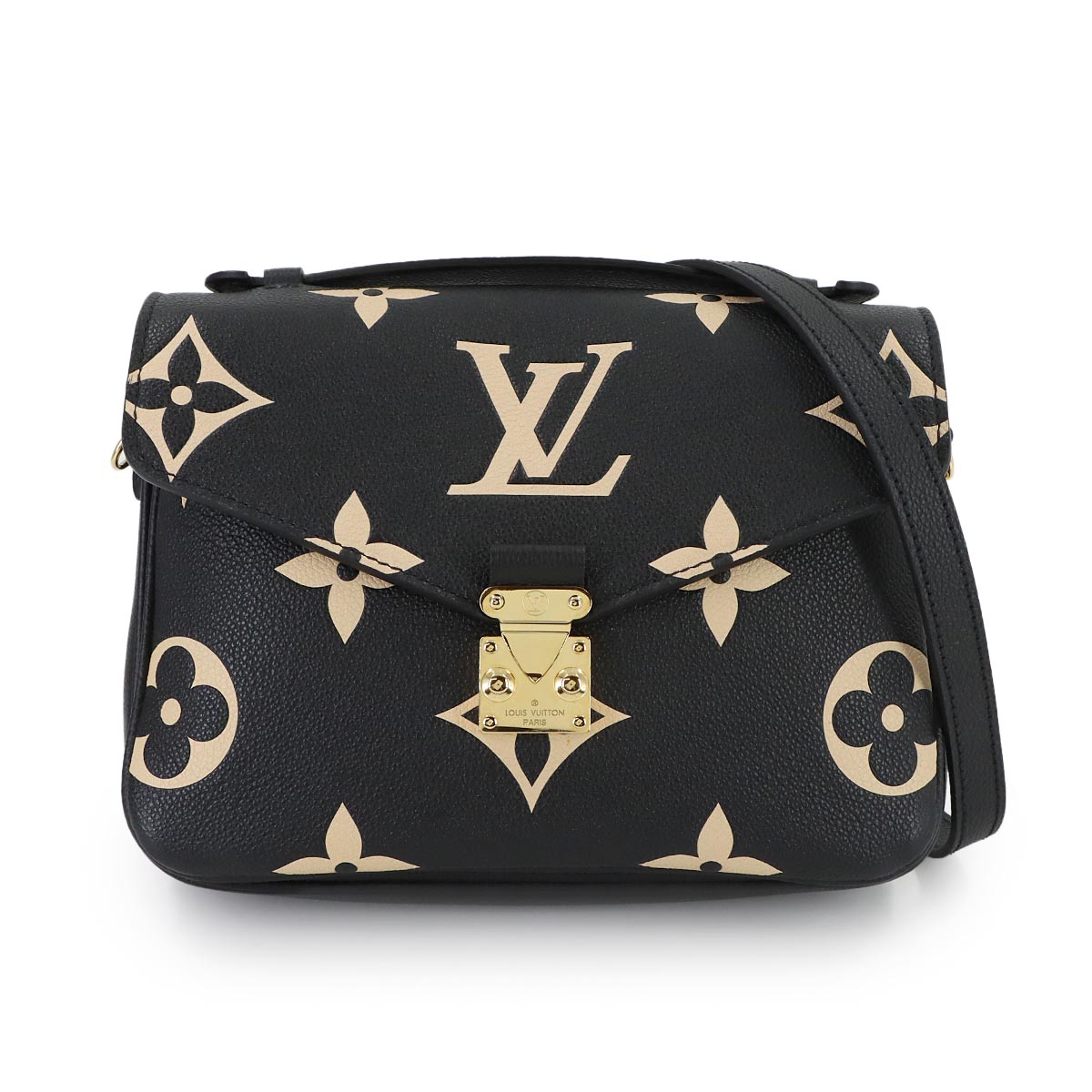 Bicolor Monogram Empreinte Pochette Metis MM Black M45773