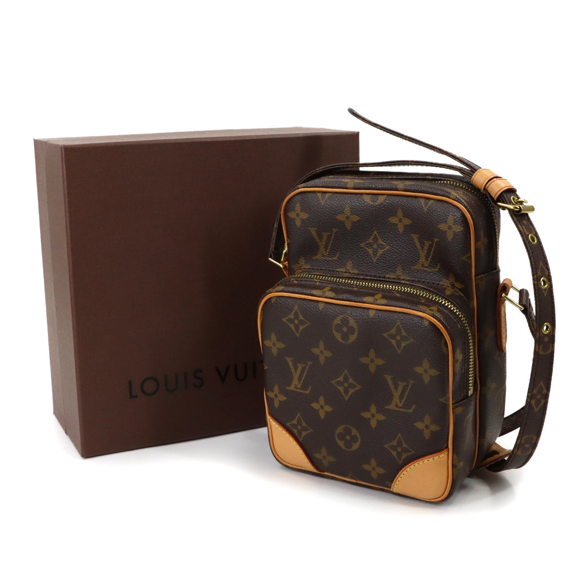 Monogram Amazon Shoulder Bag Brown M45236 Purse