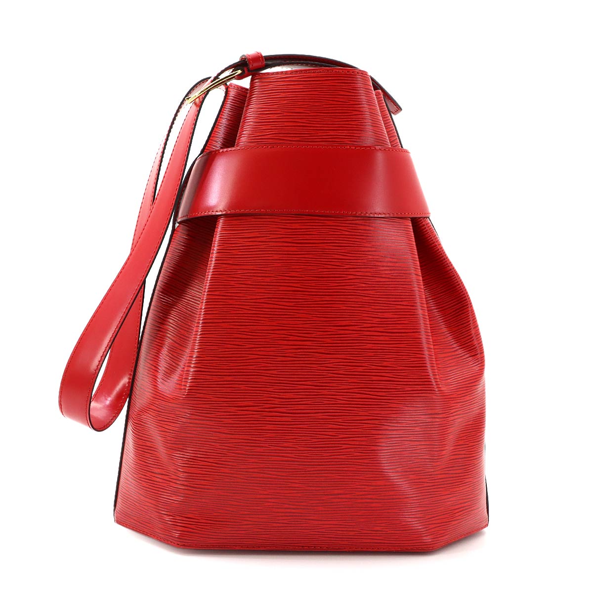Epi Sac De Paule GM Shoulder Bag Leather Red M80197