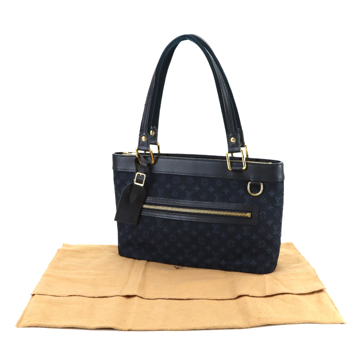 Monogram Mini Lucille PM Tote Bag Canvas TST Blue M92680