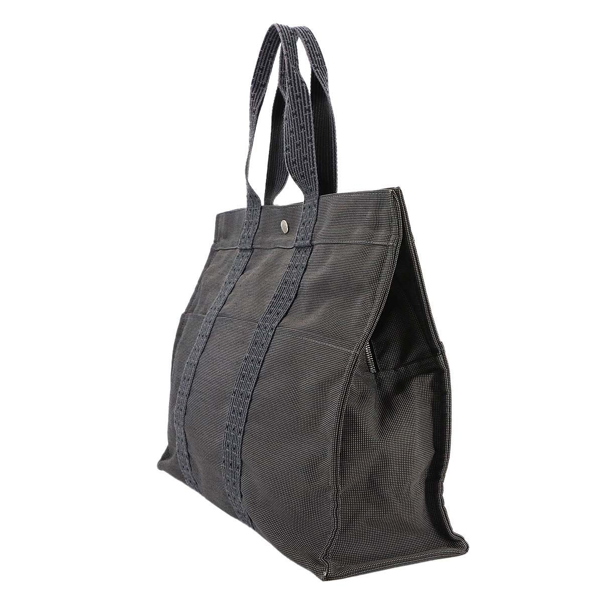 Herline Tote GM Bag Canvas Gray Purse