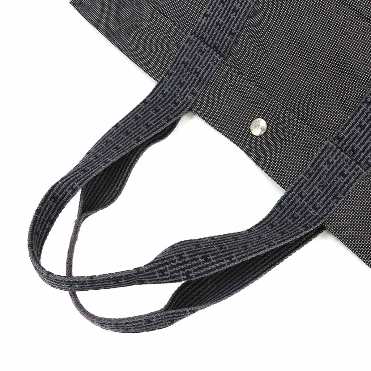 Herline Tote GM Bag Canvas Gray Purse
