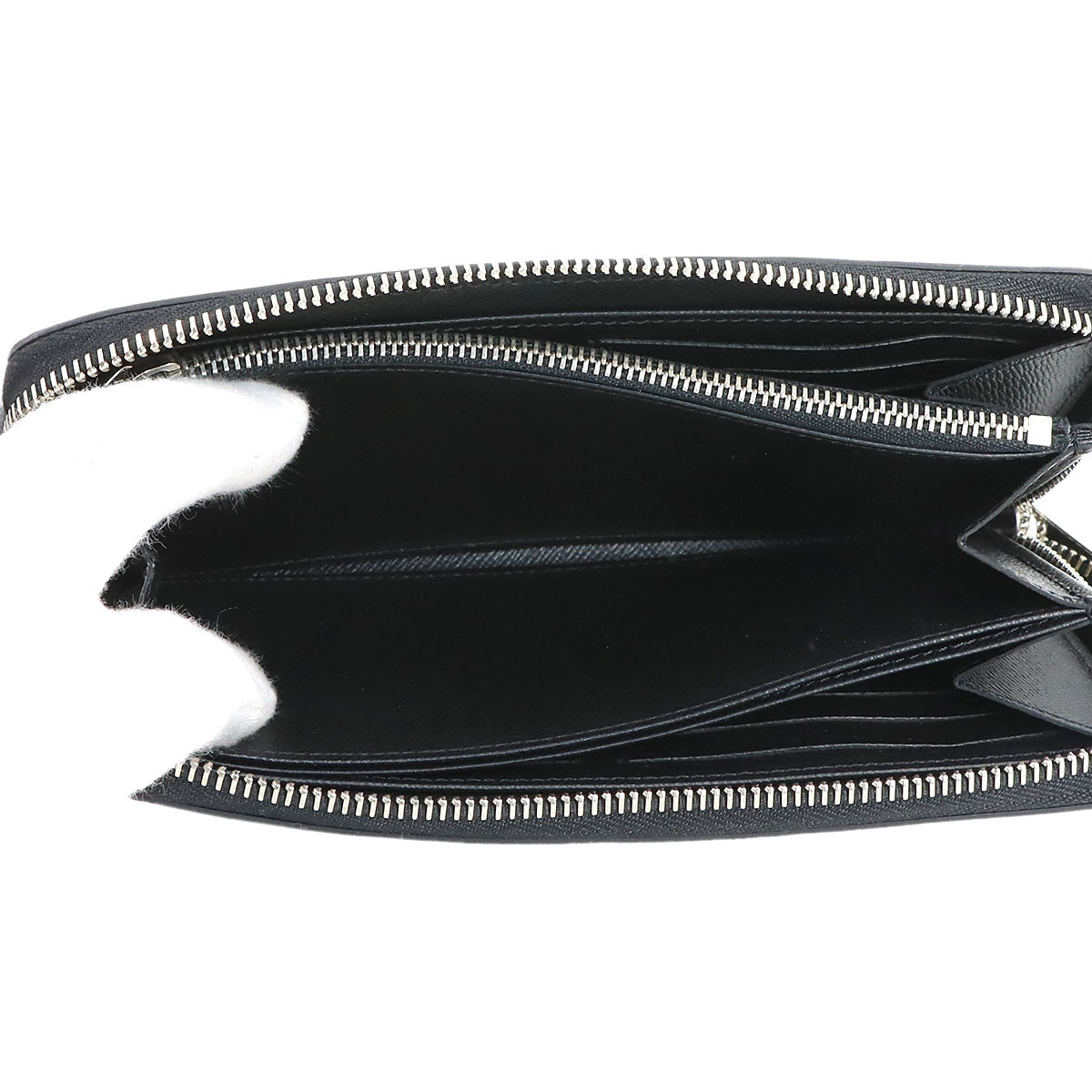 Epi Zippy Wallet Leather Noir M61857 Black