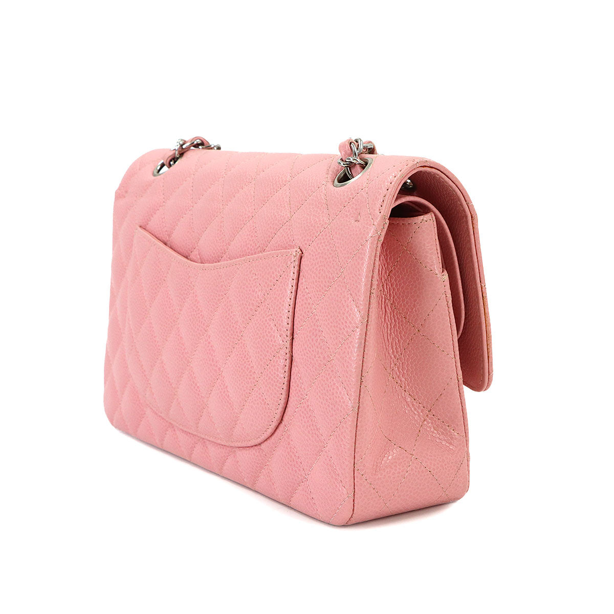 Matelasse 25 Chain Shoulder Bag Leather Pink A01112 Purse