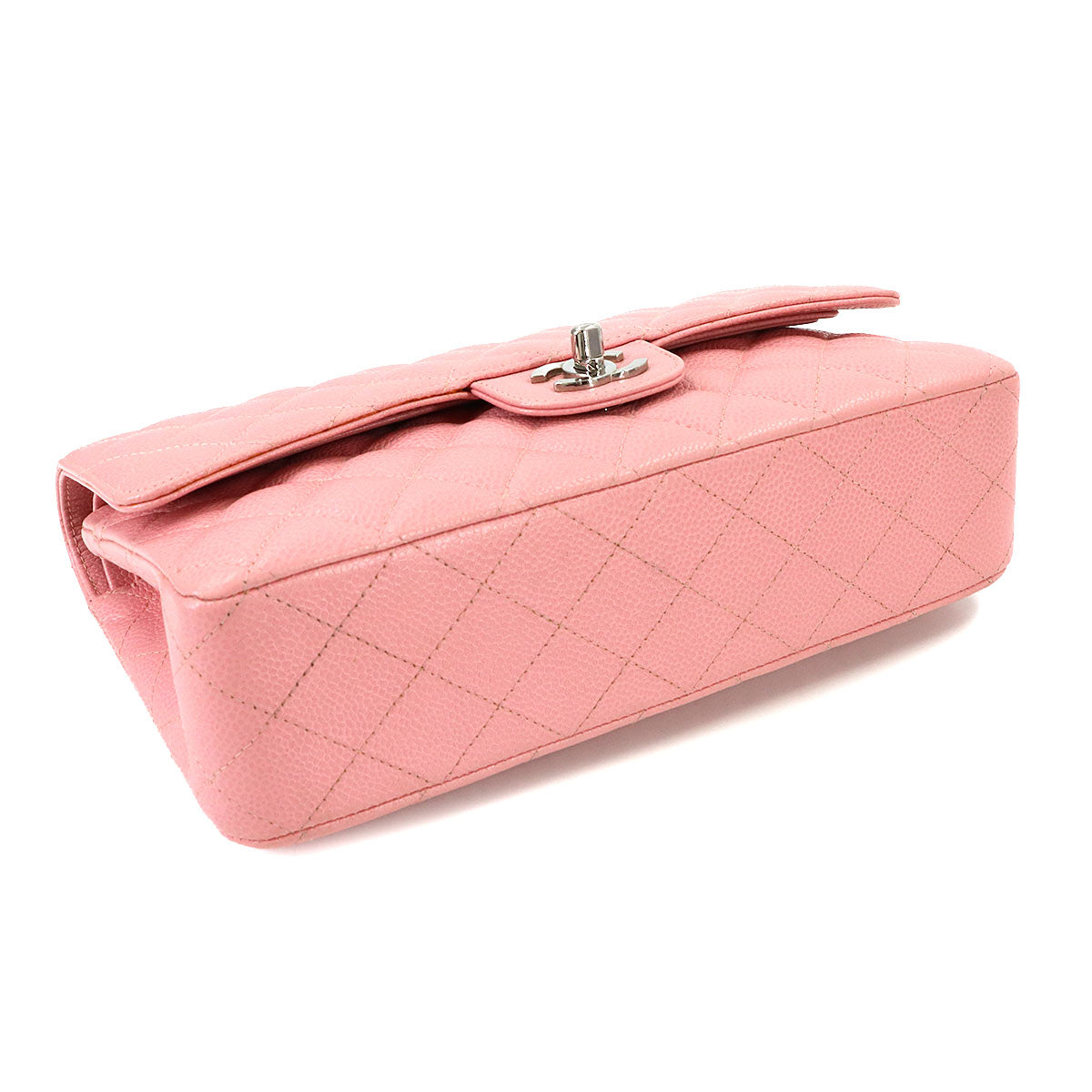 Matelasse 25 Chain Shoulder Bag Leather Pink A01112 Purse