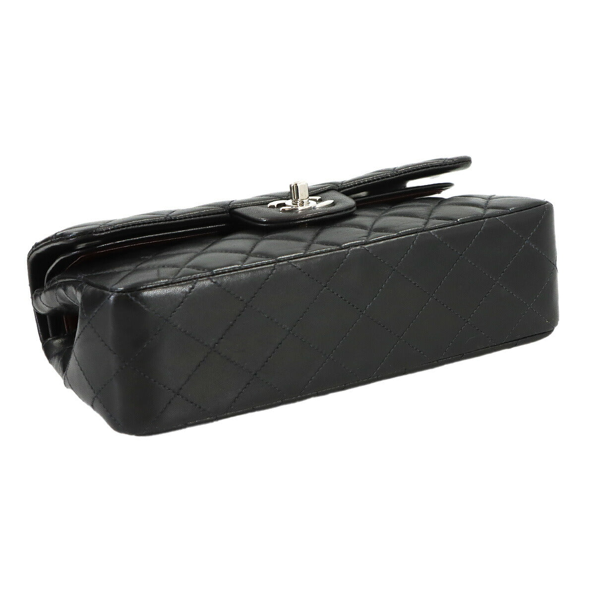 Matelasse 23 Chain Shoulder Bag Leather Black A01113