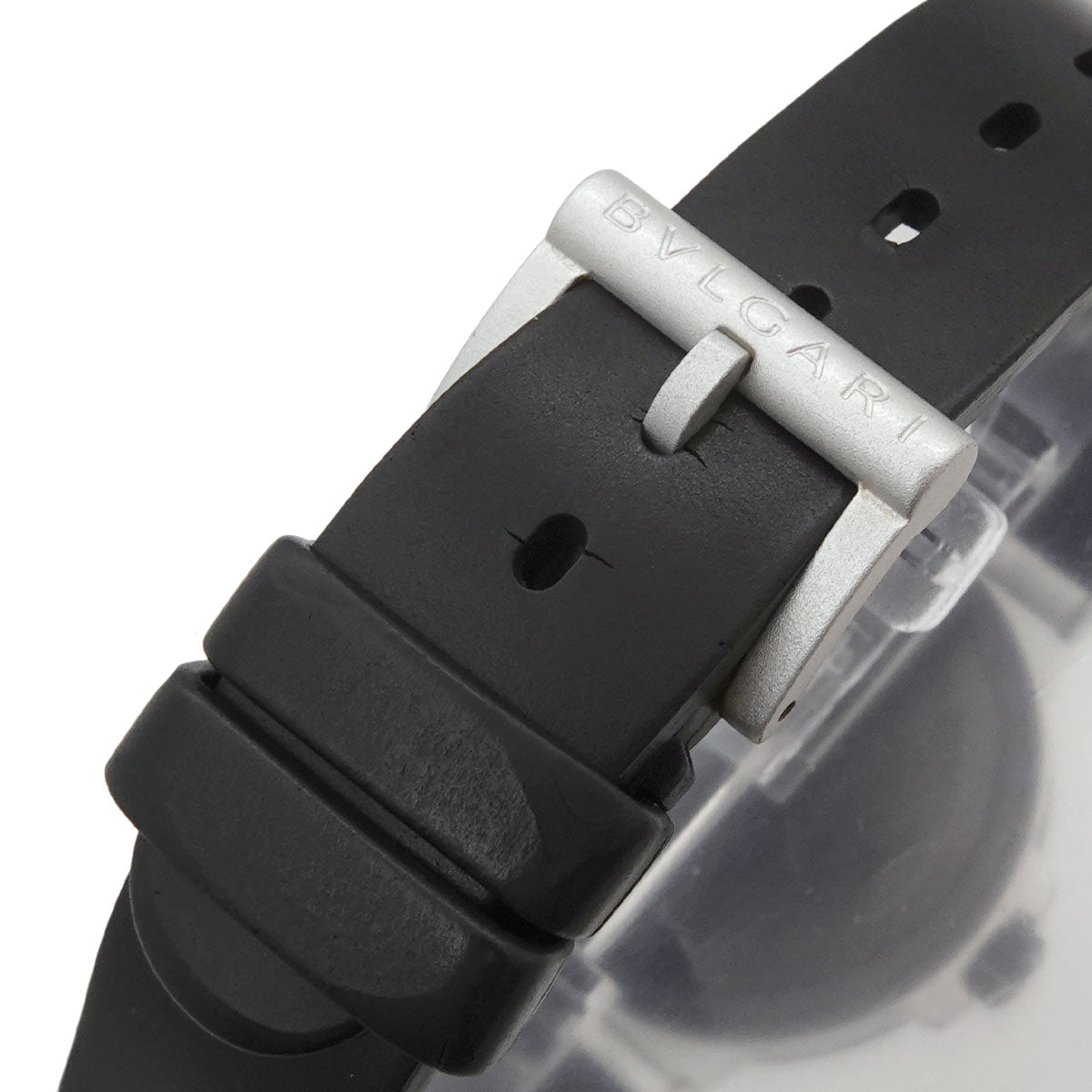Aluminum AL38TA Date Automatic Black Carbon Dial Mens Watch