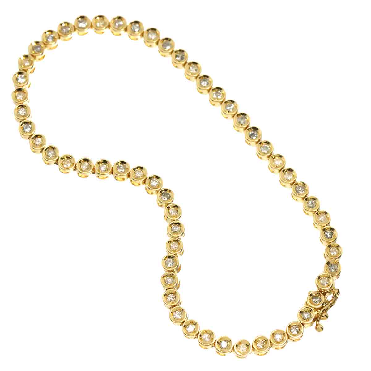 Diamond 1.02ct Bracelet K18 YG Yellow Gold 750