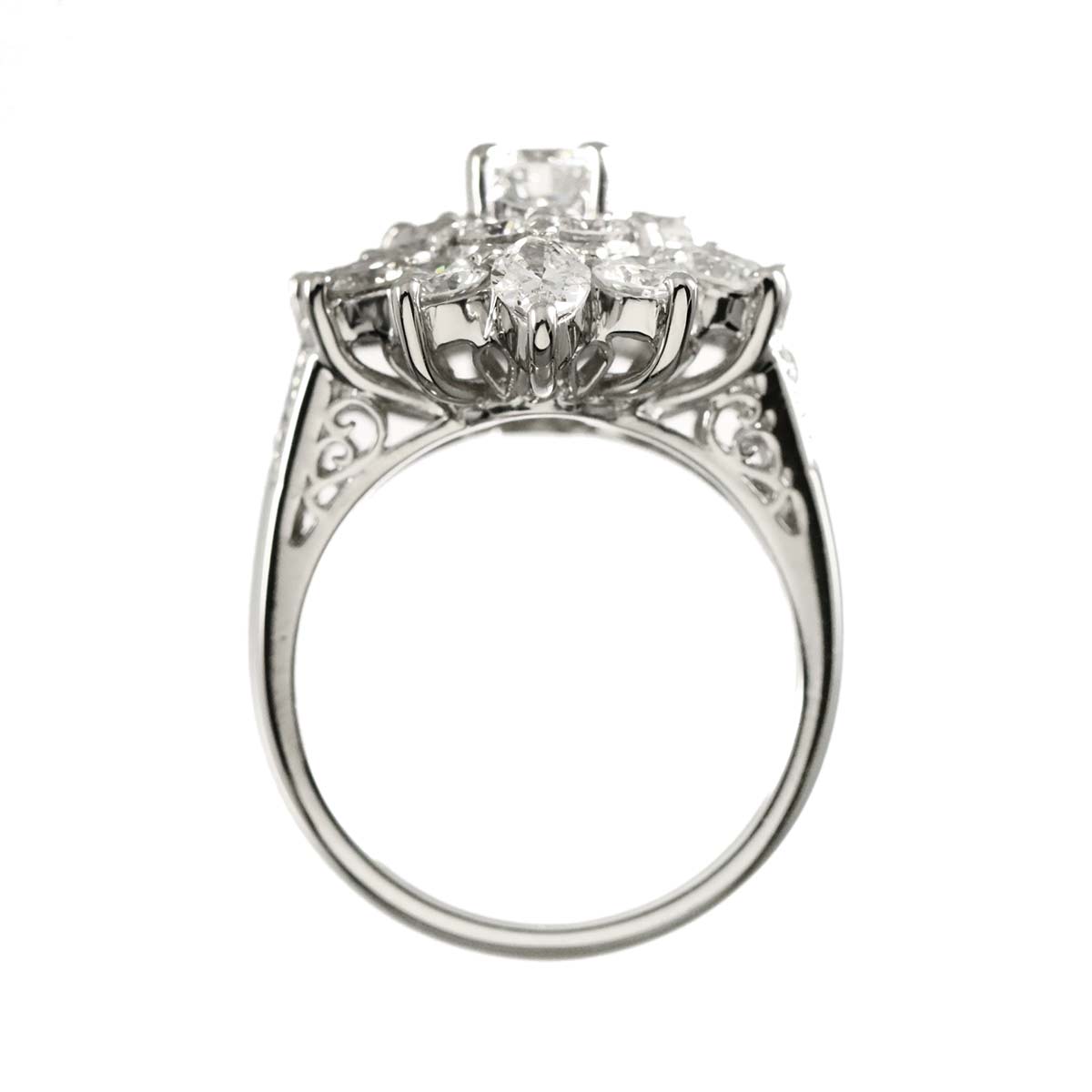Diamond 0.39ct/2.64ct Ring Pt Platinum size6(US)